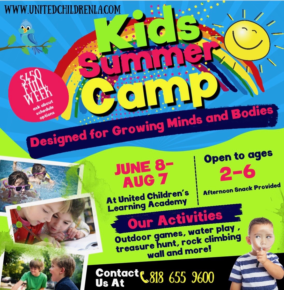 Summer Camp flyer